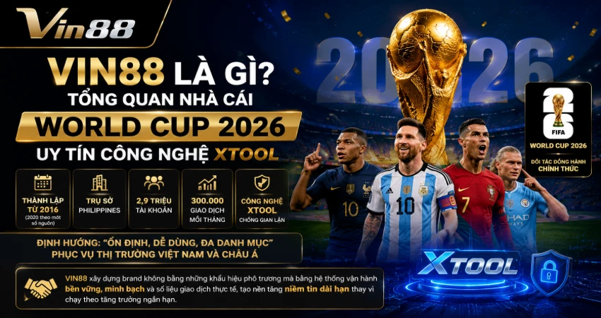 VIN88 Là Gì? Tổng Quan Nhà Cái World Cup 2026 Uy Tín Công Nghệ Xtool